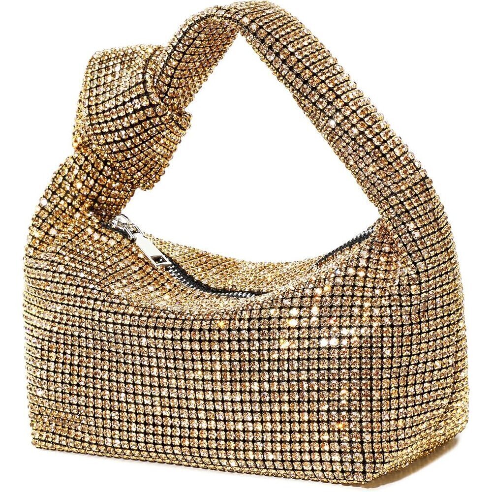 ❤️Rhinestone Purse Women Clutch Bling Shoulder Bag Crystal Crossbody Shiny Purse